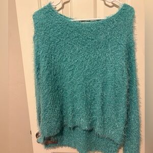 Blue Fuzzy Sweater